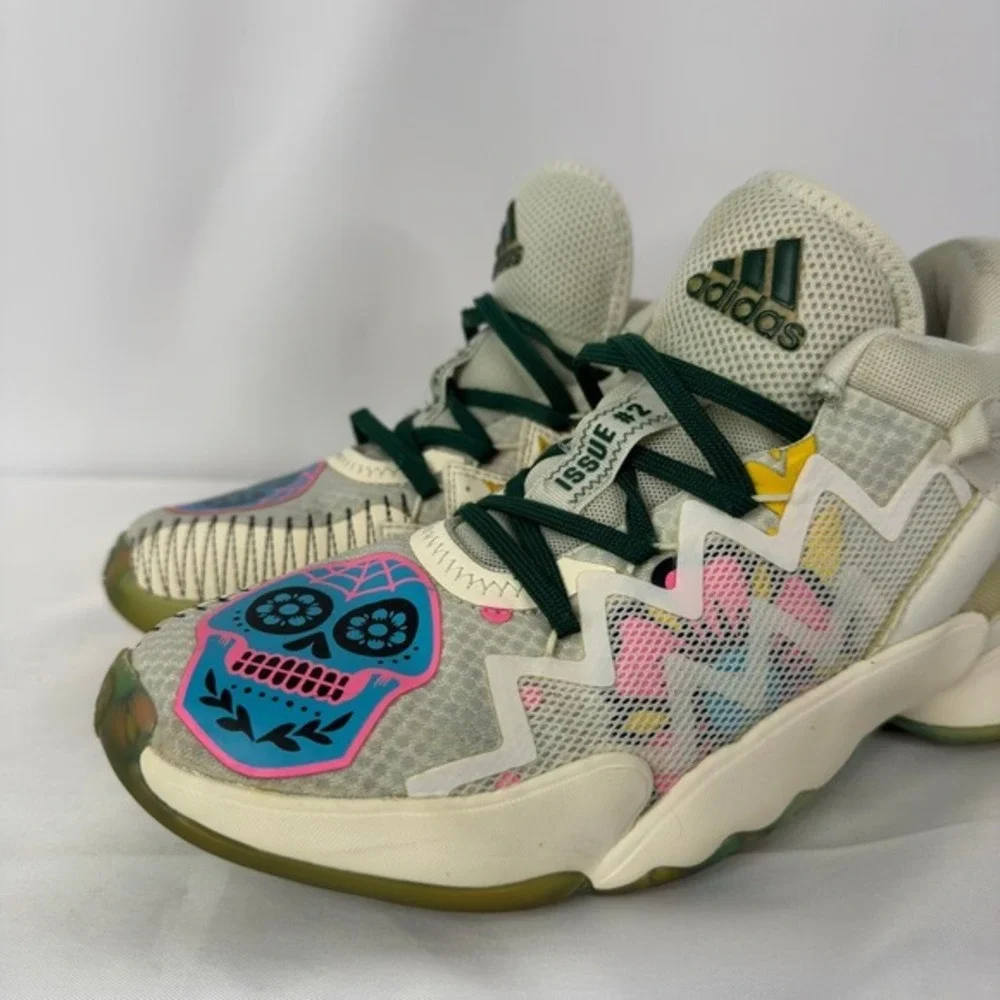 adidas D.O.N. Issue #2 Day Of The Dead 2020 US Mens Size 8 Sneaker
